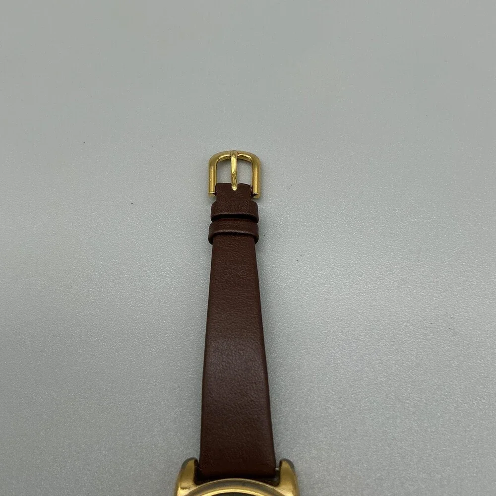 Vintage Disney Lorus Mickey Mouse Watch 34mm Musical Leather V421-0020